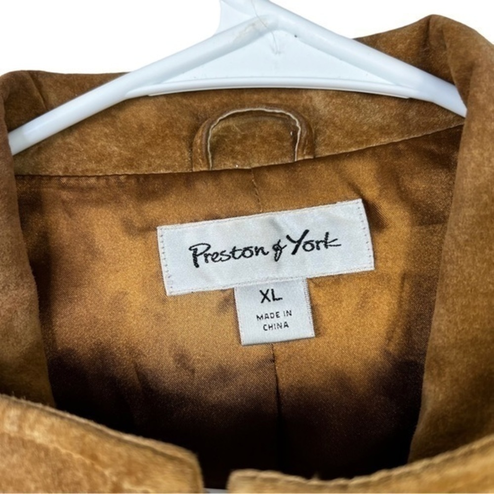 Preston & York Women's Brown Jacket 100% Leather Size XL - Picture 9 of 10